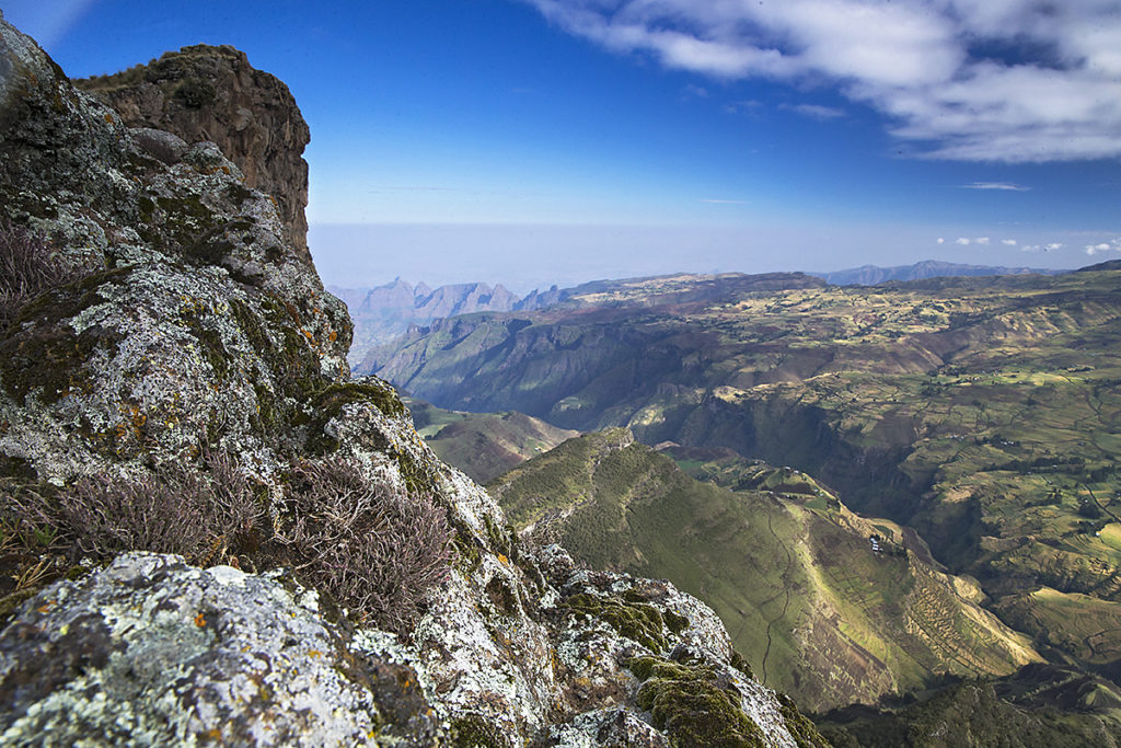 Aethiopien; Semien Gebirge; Semien Mountain; Semien Mountain Nationalpark, hochgebirge; cultivated landscape; kulturlandschaft; landscape; landschaft; pröhl; reisen; travels; Äthiopien